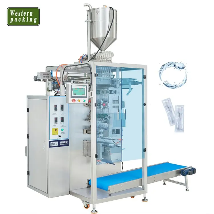 Mașină de ambalat pentru plicuri cu etanșare pe 4 părți cu 10 benzi