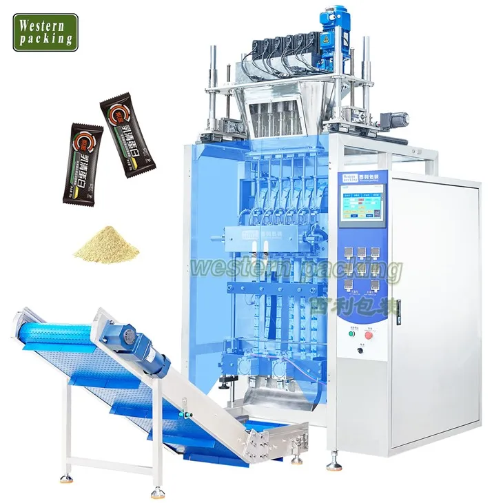 Mașină de ambalare cu mai multe benzi