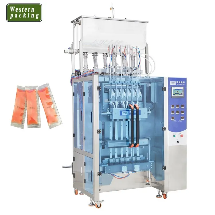 Mașină de ambalat jeleu cu pliculețe cu trei laturi