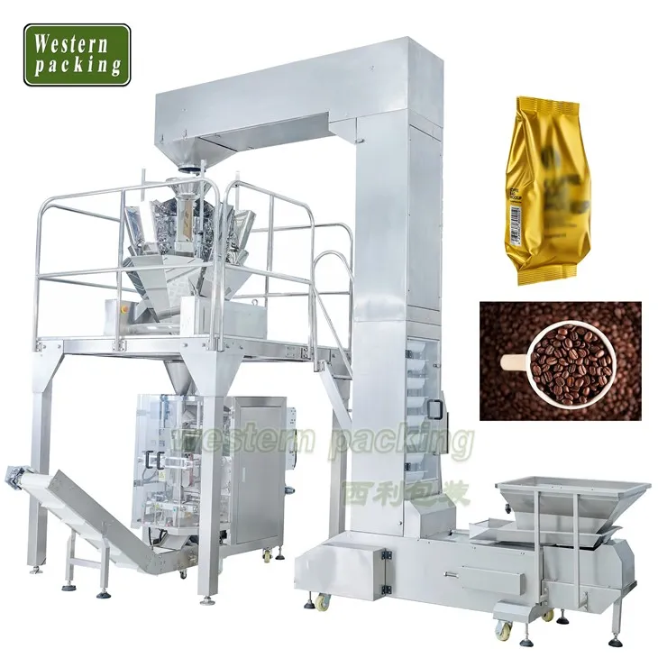 Z Elevator Mașină de ambalat napolitane de cartofi