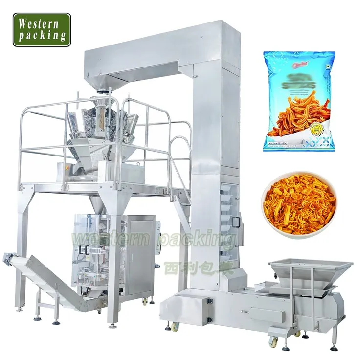 Mașină de ambalat boabe de cafea cu transportor cu găleți tip Z