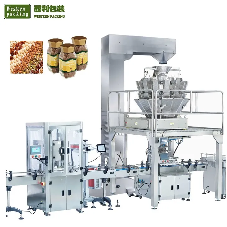 Producători de mașini de umplere a granulelor borcane automate pentru sticle