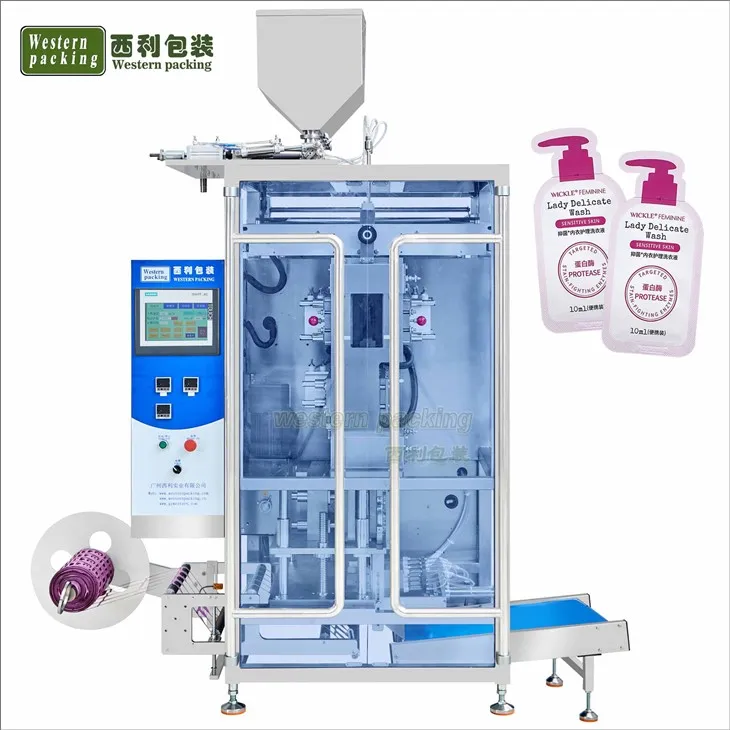 Mașină de ambalare a punții cu formă de sticlă