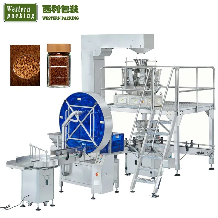 Mașină de umplere a granulelor borcanelor