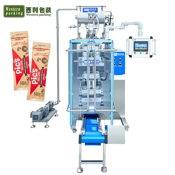 Mașină de ambalat în pungă pentru sos de salată