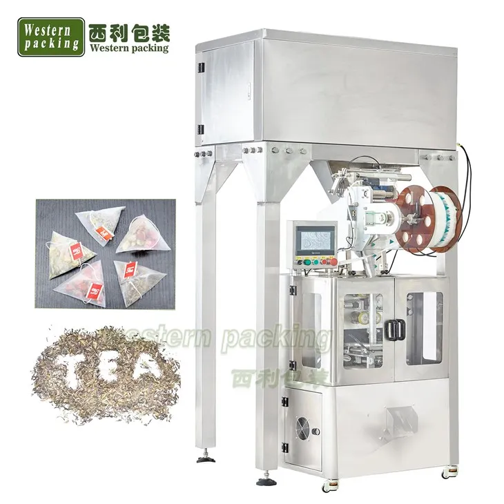 Mașină de ambalare a pungilor de ceai Pyramide Triunghiul