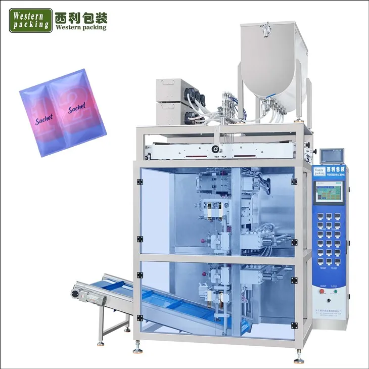 Mașină de umplere și etanșare cu lichid pentru plicuri