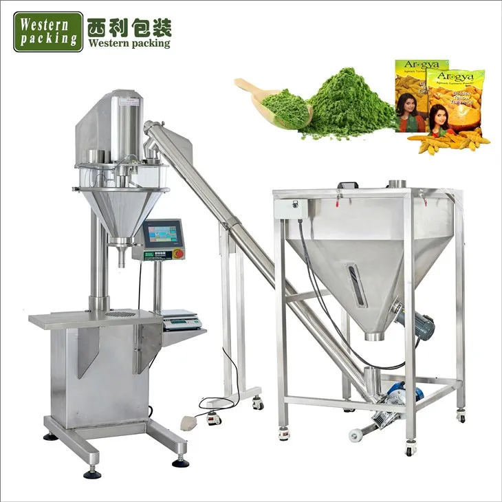 Mașină mică de umplere cu pulbere semi-automat