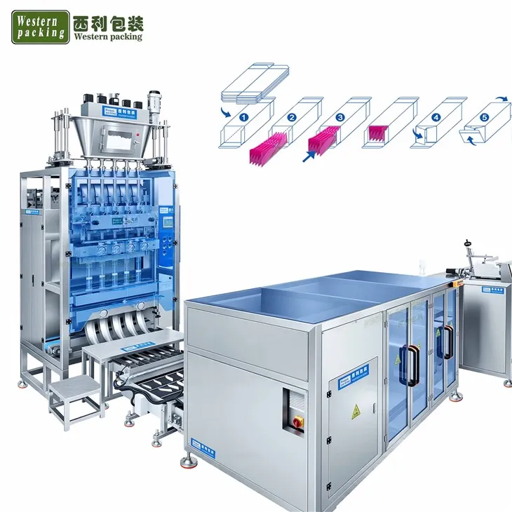 Stick Sachet Pachete Mașină de cartonat