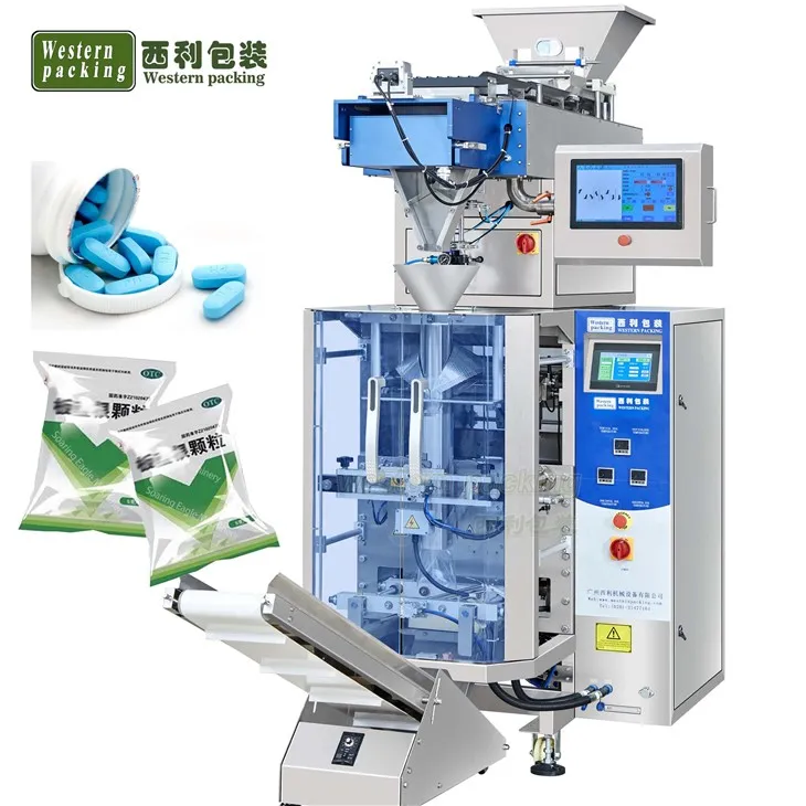 Pastile pentru tabletă numărătoare și ambalare pungă