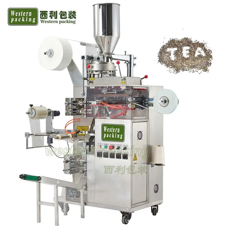 Mașină de ambalat ceai cu etichetă